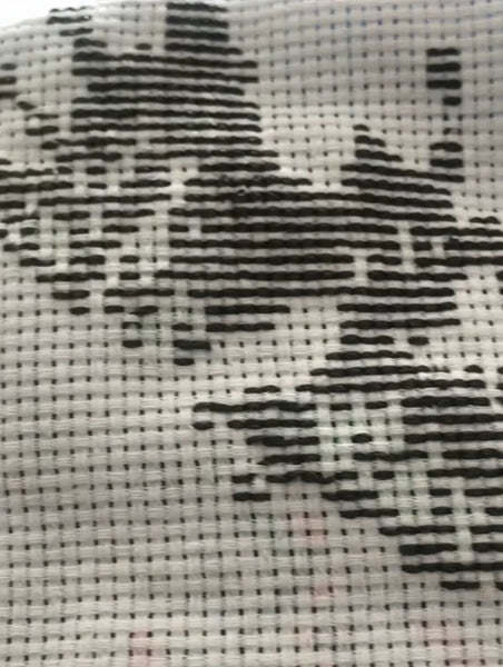 How to embroider the back of the cross stitch to look good?