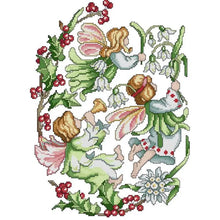 Load image into Gallery viewer, 12 Flowers Fairy Series DIY Needle Thread Embroidery Kit - AIMDIY
