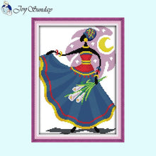 Load image into Gallery viewer, African Style Joy Sunday Cross Stitch - AIMDIY
