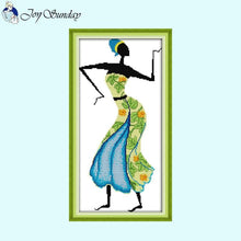 Load image into Gallery viewer, African Style Joy Sunday Cross Stitch - AIMDIY
