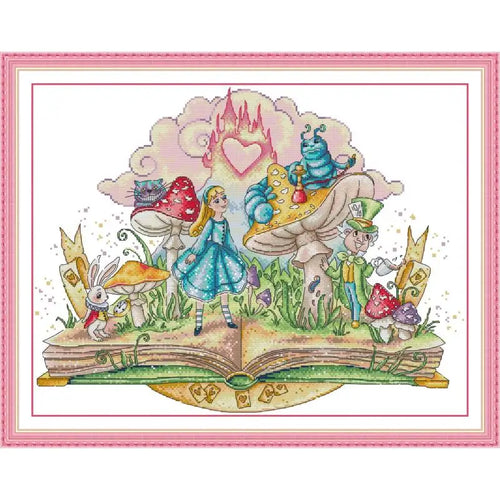 Alice in Wonderland Cross Stitch - AIMDIY