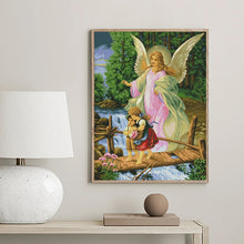 Load image into Gallery viewer, Angel Escort Character Pattern Cross Stitch Supplies - AIMDIY
