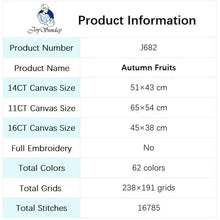 Load image into Gallery viewer, Autumn Fruits Still Life Pattern - AIMDIY
