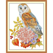 Load image into Gallery viewer, Autumn Owl - Animal Patterns - AIMDIY
