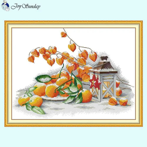 Autumn Rhyme Orange Pattern - AIMDIY