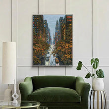 Load image into Gallery viewer, Autumn City Scenery - Joy Sunday Cross Stitch Kits - AIMDIY
