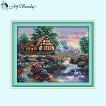 Load image into Gallery viewer, Beautiful Home Scenery Thread  Kits - AIMDIY
