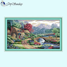 Load image into Gallery viewer, Beautiful Home Scenery Thread  Kits - AIMDIY
