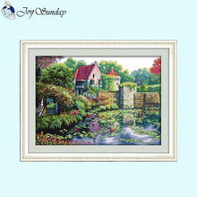 Load image into Gallery viewer, Beautiful Home Scenery Thread  Kits - AIMDIY
