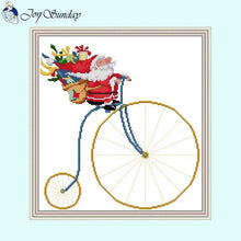 Load image into Gallery viewer, Bicycle Santa Claus Cartoon Pattern - AIMDIY
