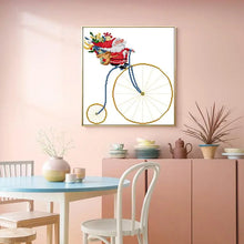 Load image into Gallery viewer, Bicycle Santa Claus Cartoon Pattern - AIMDIY
