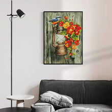 Load image into Gallery viewer, Bird on Horse Lamp Still Life Pattern Cross And Stitch - AIMDIY
