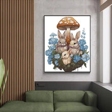 Load image into Gallery viewer, Cross Stitch Bunny Family Cartoon Animal Pattern Kit - AIMDIY
