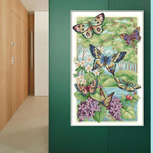 Load image into Gallery viewer, Butterfly Forest Animal Stitch DIY Kits - AIMDIY
