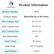 Load image into Gallery viewer, Butterfly Forest Animal Stitch DIY Kits - AIMDIY
