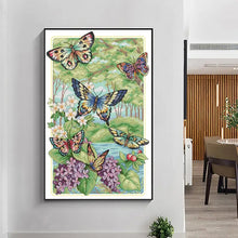 Load image into Gallery viewer, Butterfly Forest Animal Stitch DIY Kits - AIMDIY
