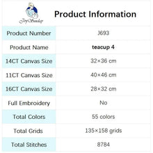 Load image into Gallery viewer, Cartoon Teacup Pattern - AIMDIY
