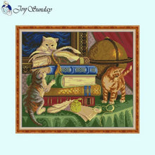 Load image into Gallery viewer, Cat Series - Animal Patterns Cross Stitch Kit - AIMDIY
