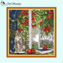 Load image into Gallery viewer, Cat Series - Animal Patterns Cross Stitch Kit - AIMDIY
