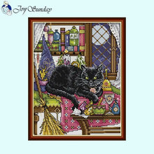 Load image into Gallery viewer, Cat Series - Animal Patterns Cross Stitch Kit - AIMDIY
