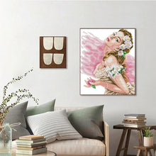 Load image into Gallery viewer, Characters Pattern Cross Stitch Camellia Beauty DIY Stitching Kit - AIMDIY
