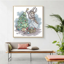 Load image into Gallery viewer, Christmas Bunny - Cross Stitch Kit - AIMDIY
