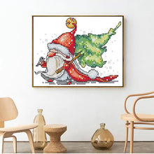 Load image into Gallery viewer, Christmas Cross Stitch Kits Cartoon Santa Claus Pattern - AIMDIY
