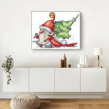 Load image into Gallery viewer, Christmas Cross Stitch Kits Cartoon Santa Claus Pattern - AIMDIY
