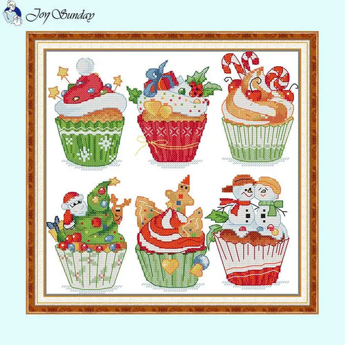 Christmas Cupcakes - AIMDIY