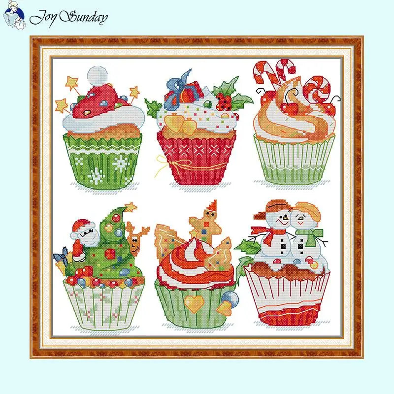 Christmas Cupcakes - AIMDIY