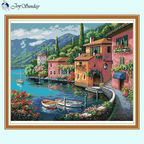 Colorful House by the Water - AIMDIY