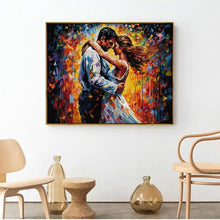 Load image into Gallery viewer, 14ct Couple Embracing Art Figures Pattern Cross Stitch Kit - AIMDIY
