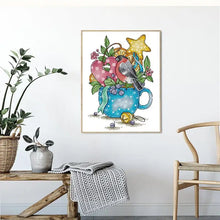 Load image into Gallery viewer, Cup of Victory Cartoon Cross Stitch - AIMDIY
