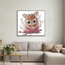 Load image into Gallery viewer, Cute Deer Cross Stitch Kit Cartoon Animal - AIMDIY
