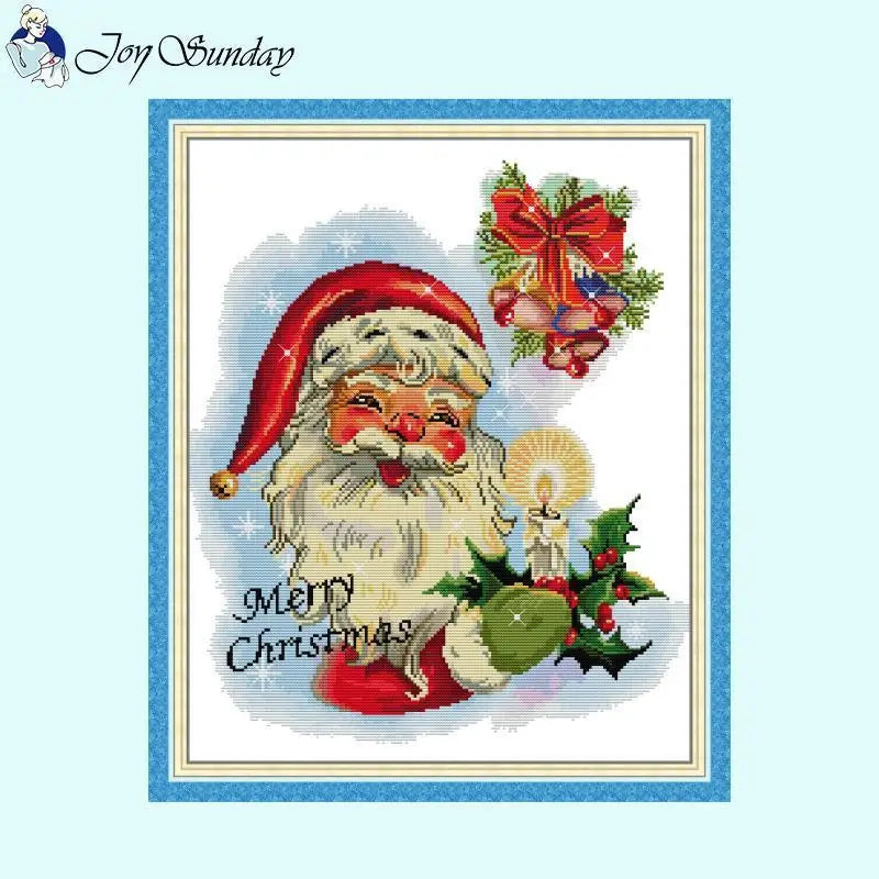 Cute Santa Claus Cross Stitch Kits - AIMDIY