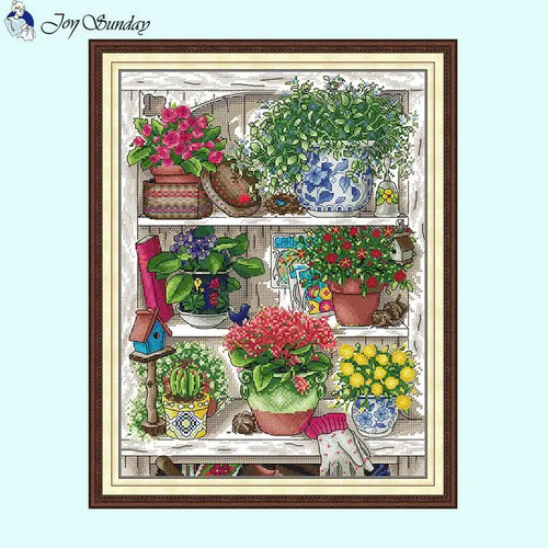 DIY Floral Patterns Flower Cross Stitch Supplies - AIMDIY