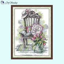 Load image into Gallery viewer, DIY Still Life Pattern Chair Stitch - AIMDIY
