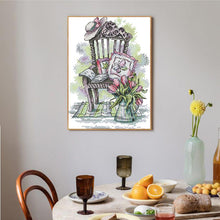 Load image into Gallery viewer, DIY Still Life Pattern Chair Stitch - AIMDIY
