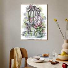 Load image into Gallery viewer, DIY Still Life Pattern Chair Stitch - AIMDIY
