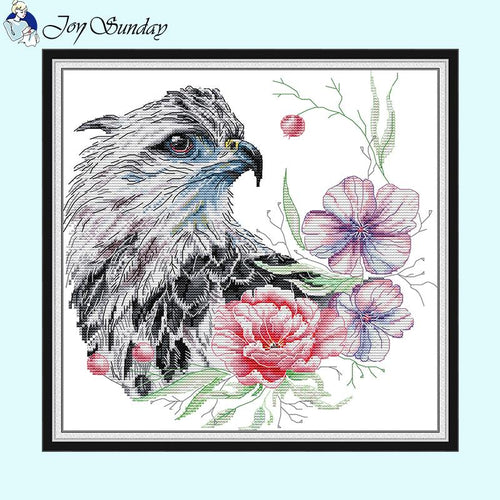 Eagle and Flowers - AIMDIY