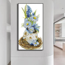 Load image into Gallery viewer, Easter Daisies Floral Patterns Cross Stitch Kits For Adults - AIMDIY
