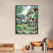 Load image into Gallery viewer, European Villa Landscape Pattern DMC Thread - AIMDIY
