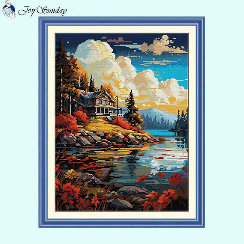 Evening Scenery Cross Stitch - Joy Sunday - AIMDIY