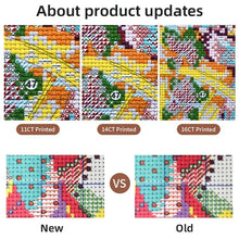 Load image into Gallery viewer, Fix one&#39;s eyes on DIY Character Pattern Cross Stitch Kits - AIMDIY
