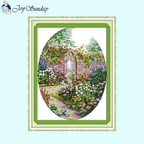 Flower Garden Floral Cross Stitch Patterns - AIMDIY