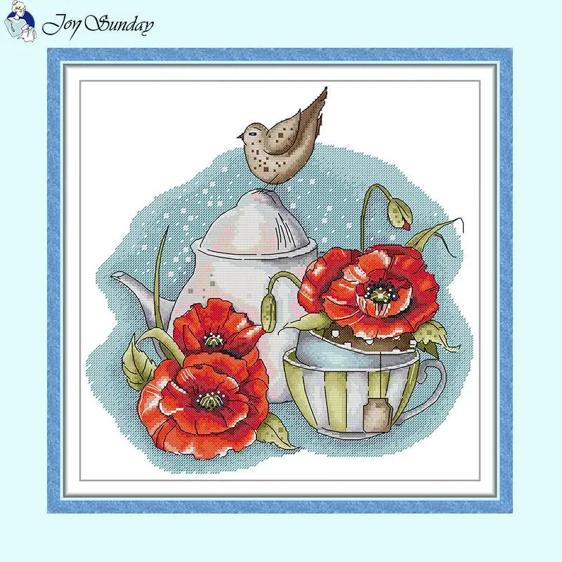 Floral Cross Stitch Patterns - Flower Story - AIMDIY