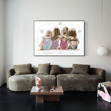 Load image into Gallery viewer, Four Good Friends DIY Character Pattern Cross Stitch - AIMDIY
