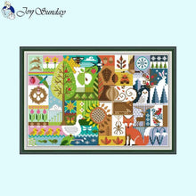 Load image into Gallery viewer, Four Seasons Art Patterns Joy Sunday Kids DIY - AIMDIY
