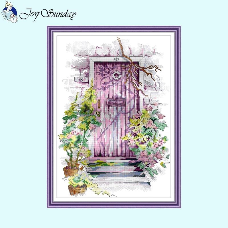 Four Seasons Doorway Landscape Pattern DIY Gifts - AIMDIY