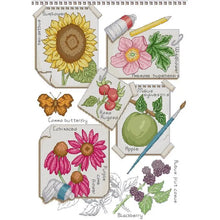 Load image into Gallery viewer, Four Seasons Flower Pattern Cross Stitch Kits - AIMDIY
